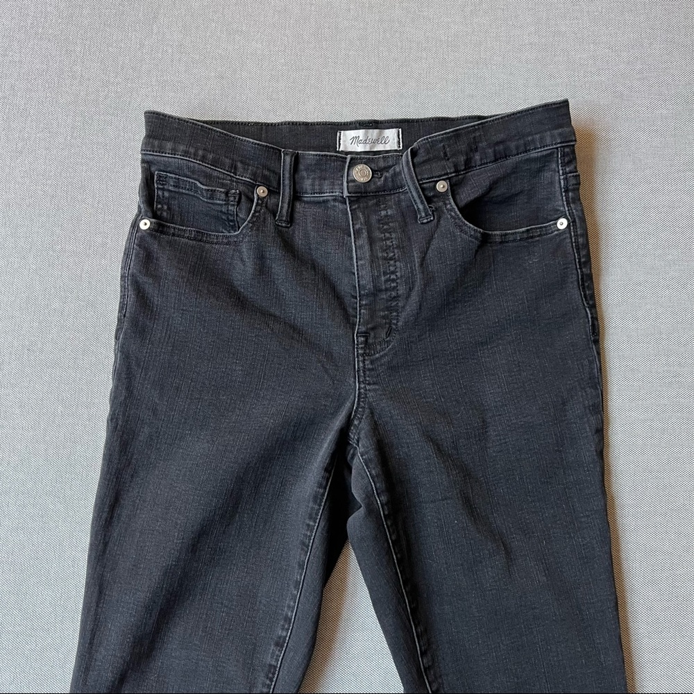 Madewell Jeans Black High Rise Skinny